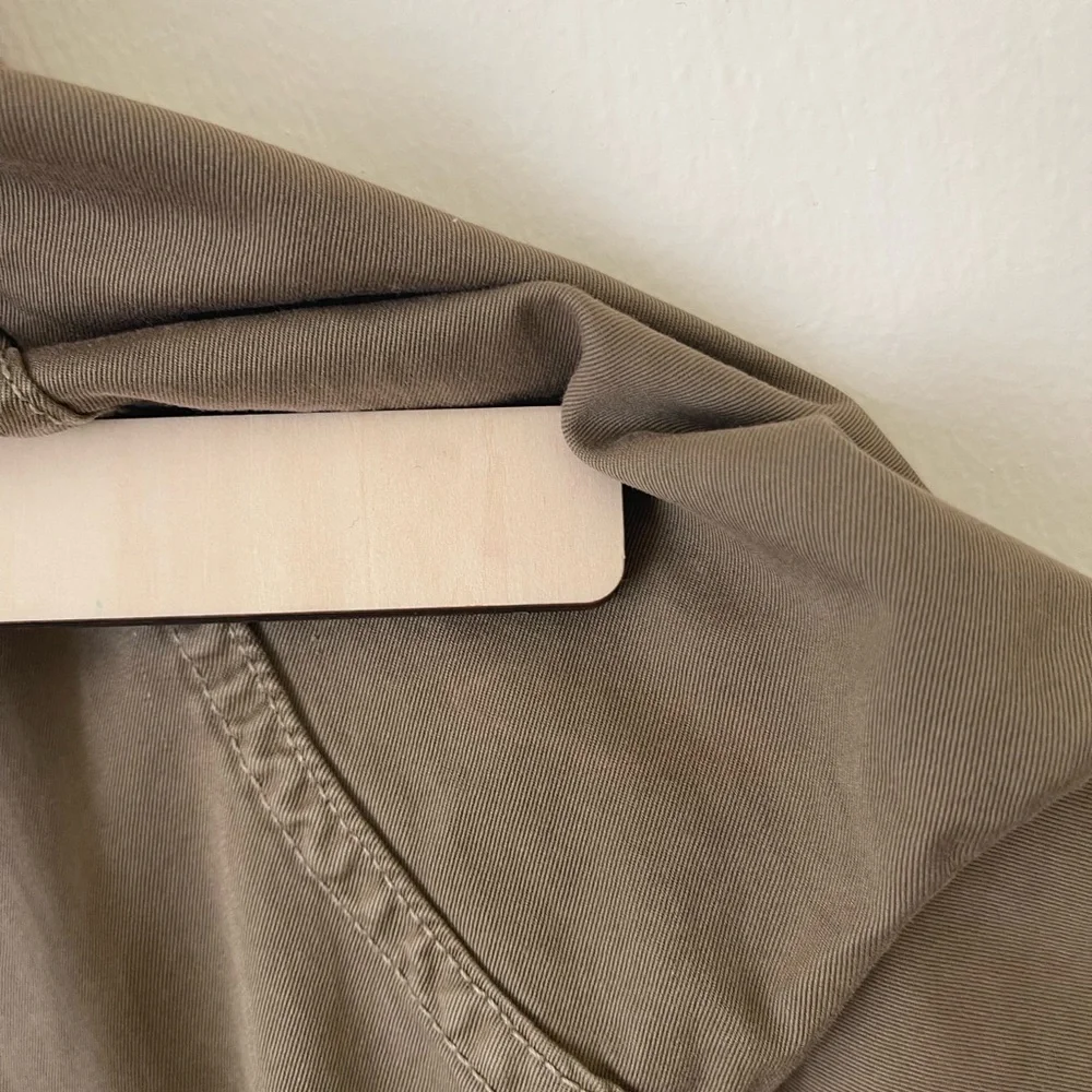 Current/Elliot Double Placket Jacket Military Green